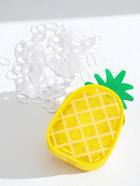 Royalfashion Vícebarevné silikonové gumičky Ananas