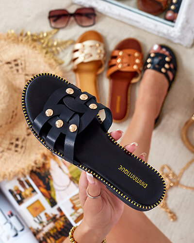 Royalfashion Dámské žabky s plochou podrážkou Erole