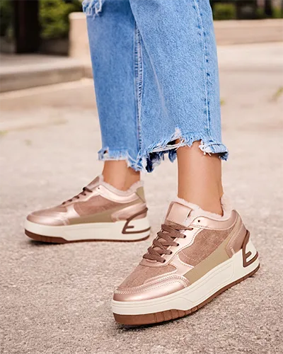 Royalfashion Dámské zateplené tenisky Garres