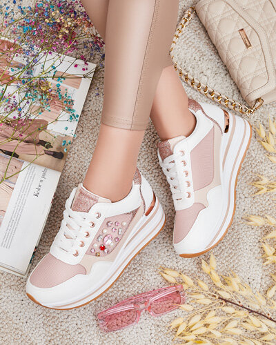 Royalfashion Dámské sportovní tenisky na koturnu Roenna