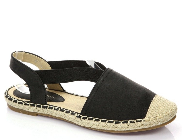 Venkovní espadrilles Black Firstenah - Obuv 1