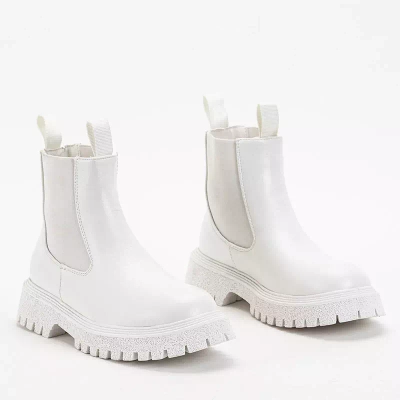 OUTLET Жіночі білі чоботи Nurvi - Взуття