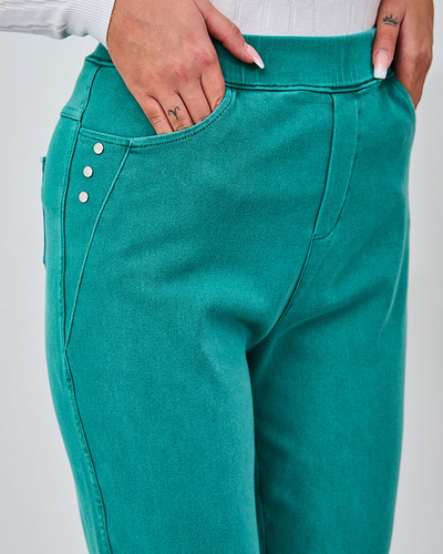 Жіночі лосини Royalfashion морського кольору PLUS SIZE