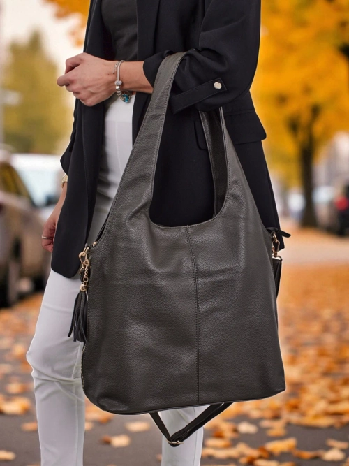 Велика жіноча сумка з екошкіри shopper Crystal Haven