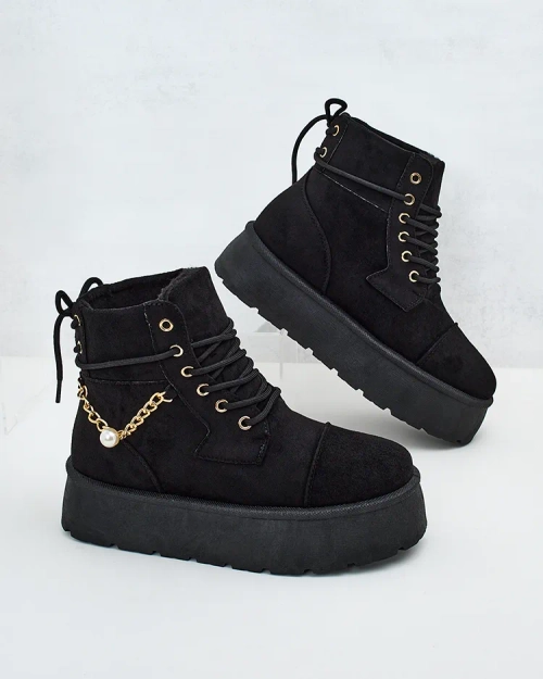 Жіночі черевики Woruces на шнурівці Royalfashion