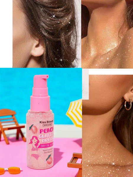 Summer Spray – Tekutý rozjasňovač na obličej a tělo Peach