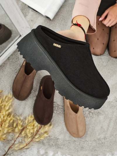 Krátké boty a'la sněhule dámské s kožíškem Calindra