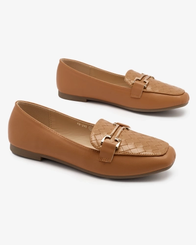 Мокасини Royalfashion Camel жіночі Bulerol