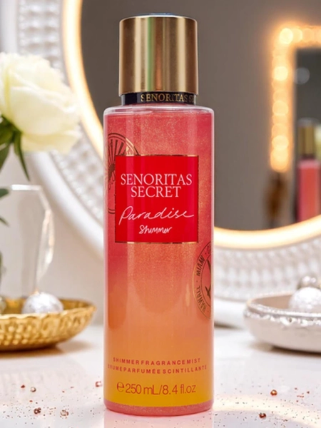 Senoritas Secret Body Mist Paradise Shimmer з блискітками