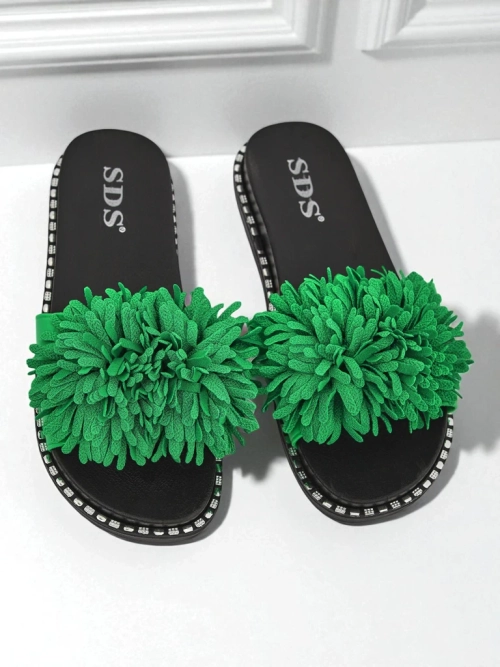 Royalfashion Жіночі шльопанці на плоскій підошві Flora Blide