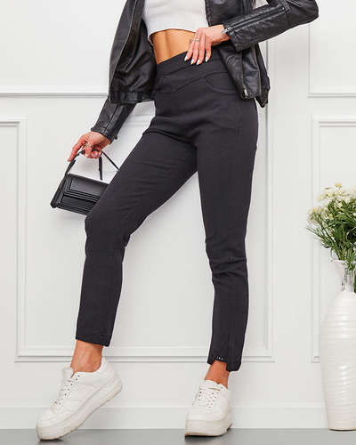 Royalfashion Dámské tegingové kalhoty v modré barvě