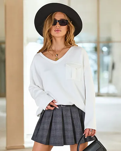 Royalfashion Dámská bavlněná tenká mikina