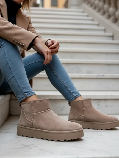 Royalfashion Жіночі черевики на платформі а-ля снігоступи Dagodo