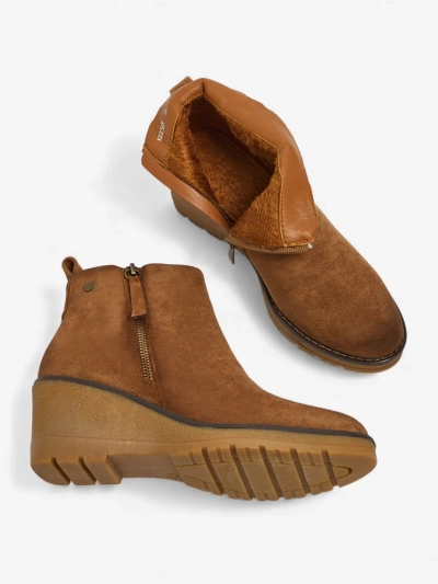 Dámské kotníkové boty na klínku Zarrico