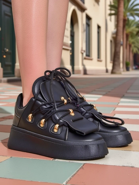 Royalfashion Dámské tenisky s dekorativním jazykem Domatores