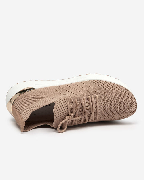 Світло-коричневі жіночі кросівки Erina