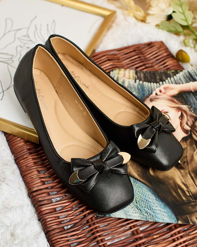 Royalfashion Жіночі балетки з бантом Fittco