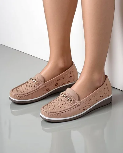 Royalfashion dámské perforované mokasíny Cerro