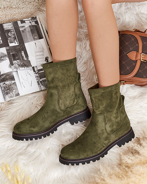 Royalfashion Dámské kozačky Gebimma z ekokůže