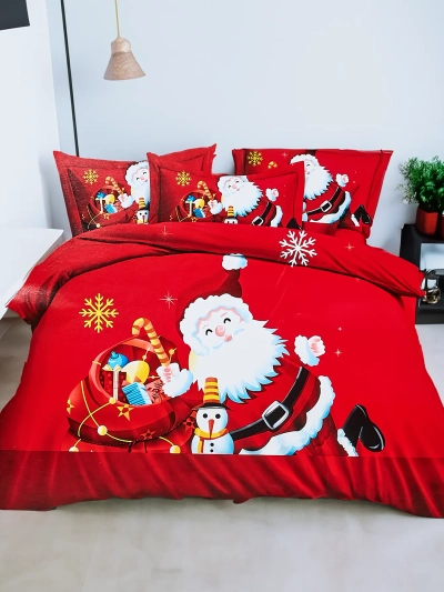 Royalfashion Vánoční povlečení 160x200 set 3-DÍLNY