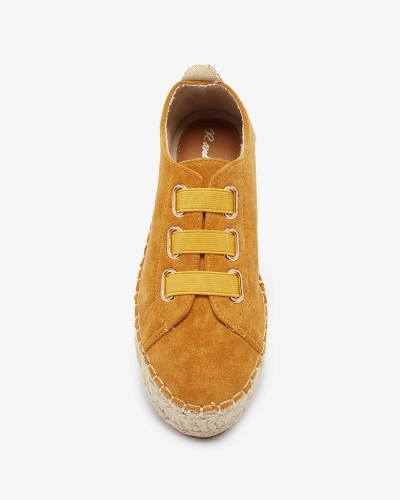 Mustard dámské sportovní tenisky Alener - Obuv