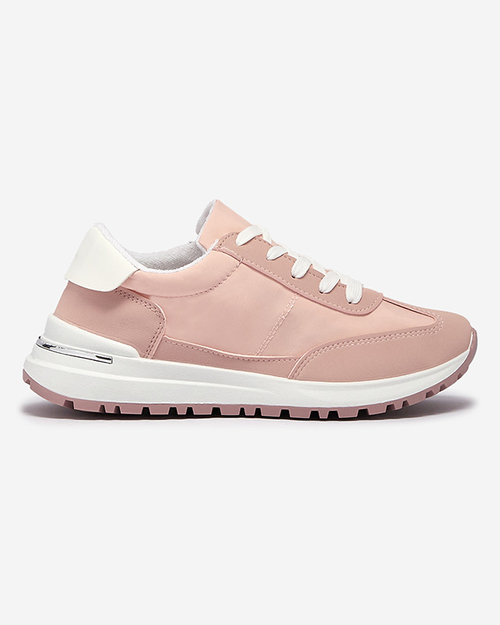 Жіночі рожеві спортивні кросівки на шнурівці Sweri - Взуття