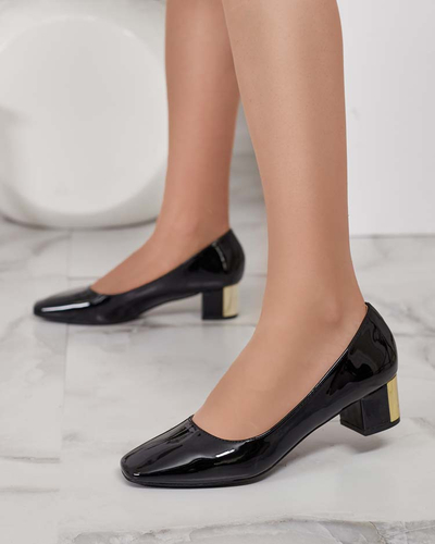 Royalfashion Dámské lodičky na nízkém jehlovém podpatku Eless