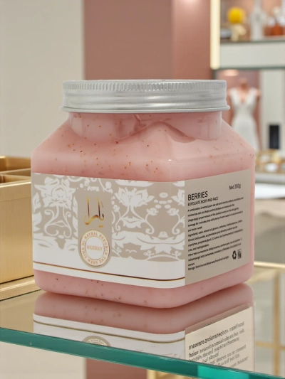 Дрібнозернистий пілінг для обличчя та тіла Berries