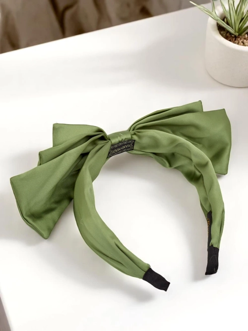 Royalfashion Атласна обруч із бантом Celine