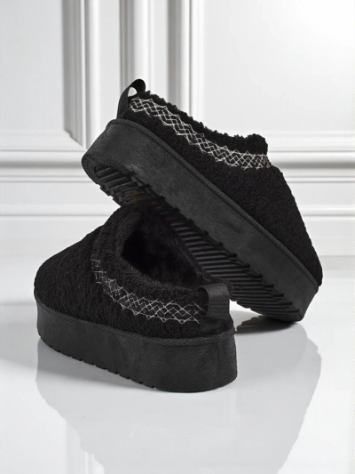 Krátké boty a'la sněhule dámské s kožíškem Frost Veil