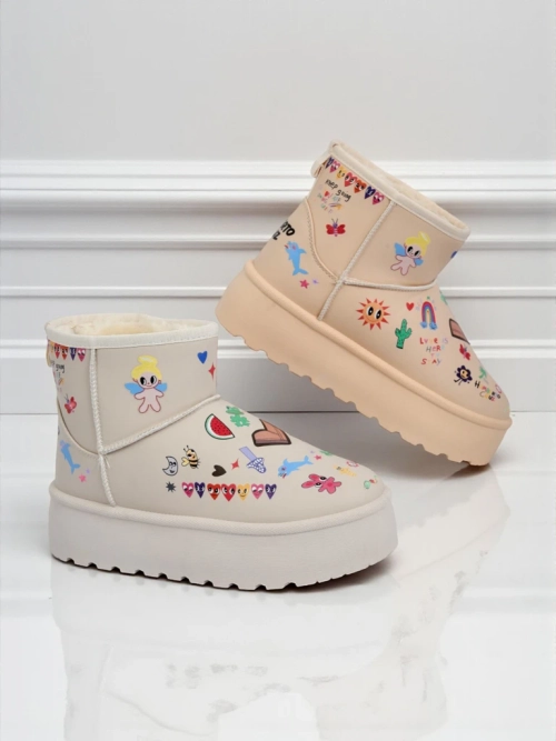 Royalfashion Короткі жіночі черевики a'la снігоходи Aurelia Classico