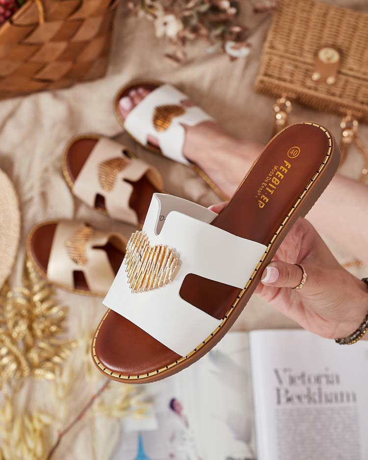 Royalfashion Dámské žabky s plochou podrážkou Ortyca