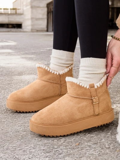 Royalfashion Krátké sněhové boty pro ženy ve stylu sněžných bot Ewioz