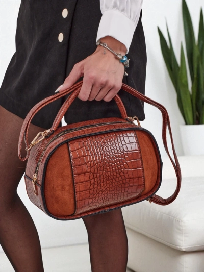 Маленька жіноча сумочка з екошкіри лакованої Lunar Space