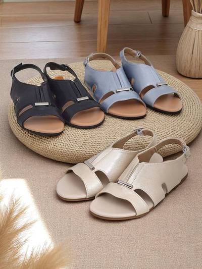 Royalfashion Dámské sandály na ploché podrážce Solea Comfort