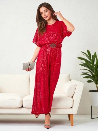 Dlouhý overal žen Royalfashion s flitry