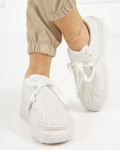 OUTLET Dámské bílé sportovní tenisky Sumikoa - Obuv