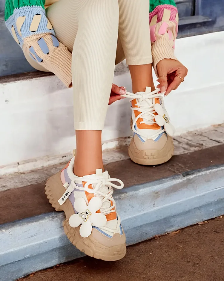 Royalfashion Dámské tenisky na platformě Bereya