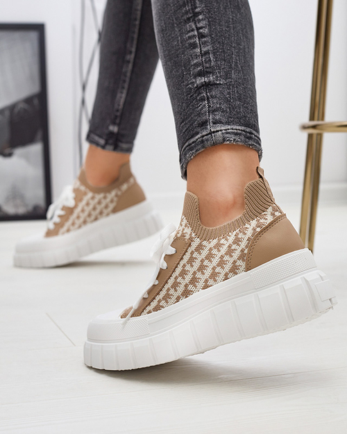 Світло-коричневі жіночі сліпони на шнурівці Efera - Взуття