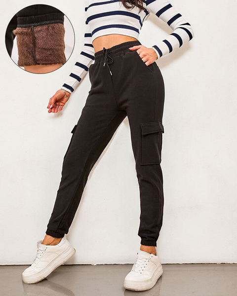 Royalfashion Dámské zateplené bojové kalhoty