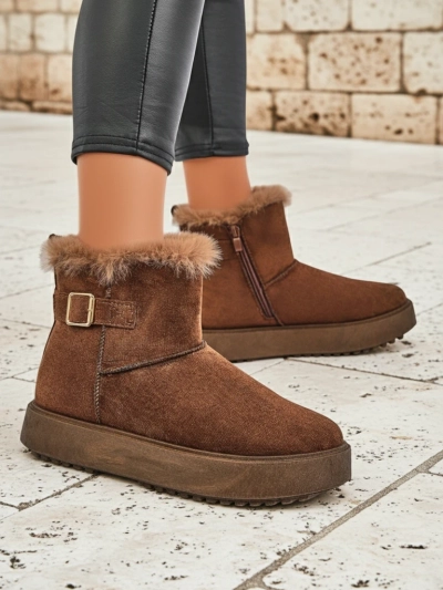 Royalfashion Krátké boty a'la sněhule dámské Winter Crest