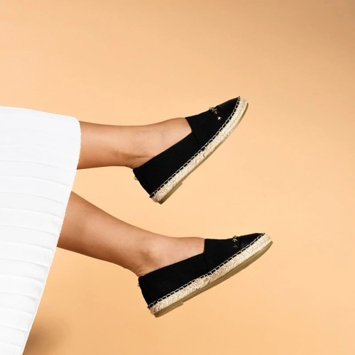 ВИХІД Чорні жіночі еспадрільї із зірками Fraus - Взуття