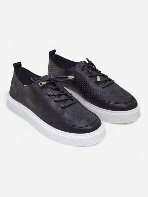 Royalfashion Dámské perforované sportovní šněrovací boty Vaned