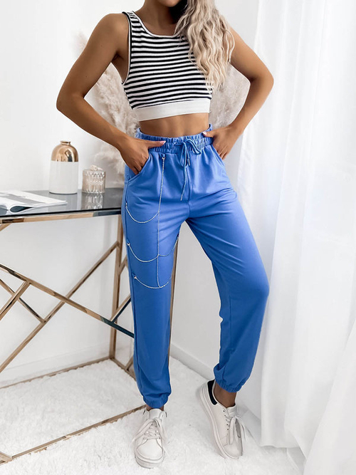 Сині жіночі спортивні штани - Одяг