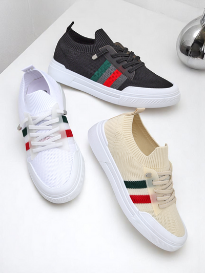 Royalfashion dámské tenisky s barevnými pruhy Ettas