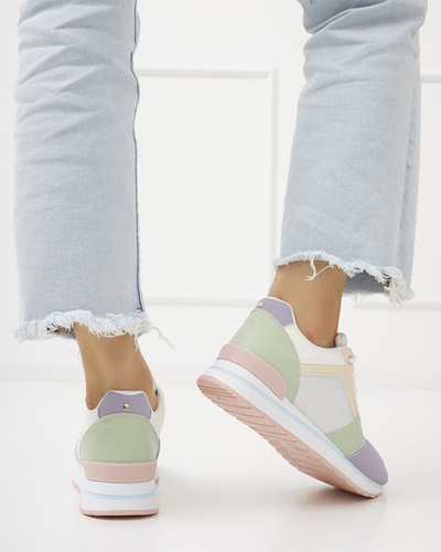 Vícebarevné dámské sportovní tenisky se třpytkami Berilan - Obuv