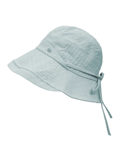 Dámský klobouk Kalliste s širokou krempou, modrý, 100% polyester