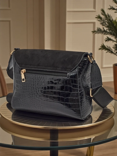 Маленька жіноча сумочка з еко-шкіри з тисненням Narelle