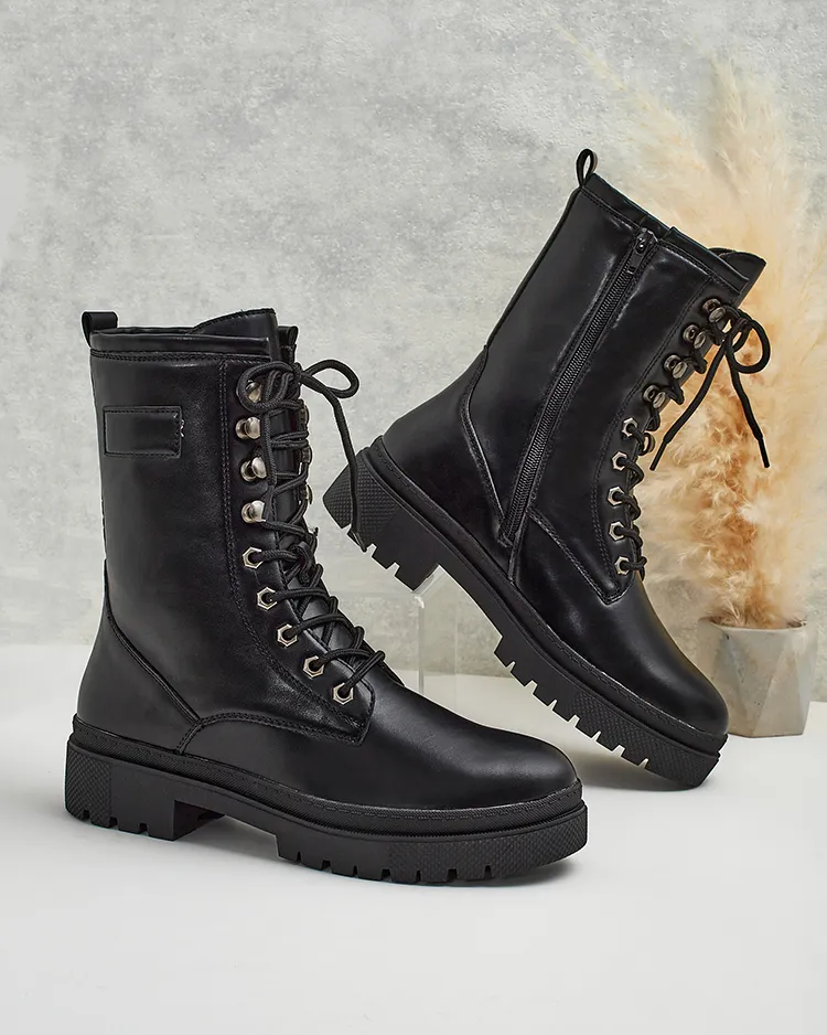 Royalfashion Dámské vysoké boty Ubbus bagger