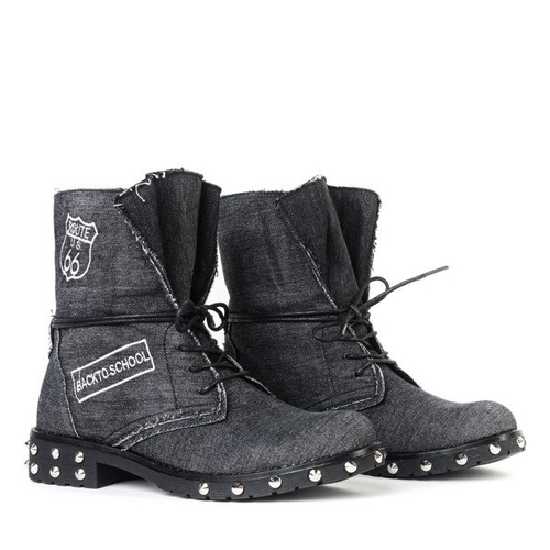 Джинсові чорні сумки - Взуття 1